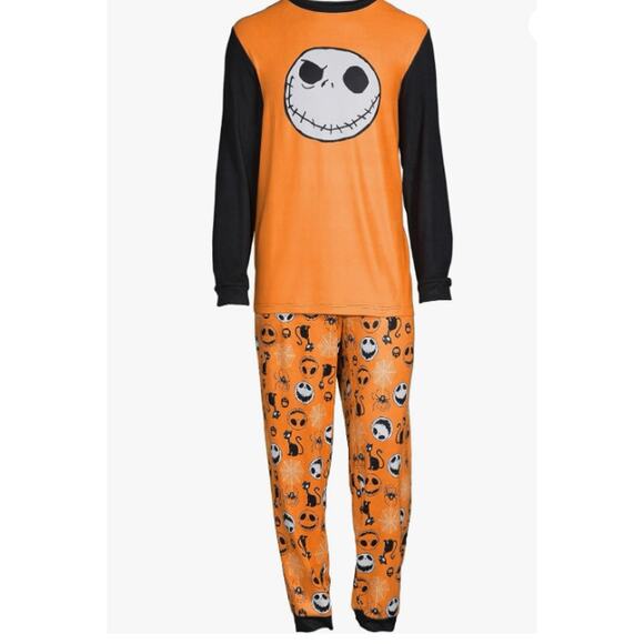 Briefly Stated Other - Nightmare Before Christmas Jack Skellington Pajama Set size S adults